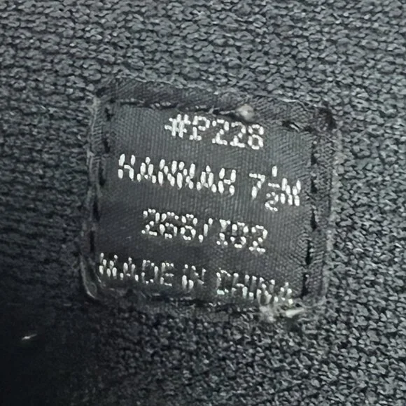 VTG Coach Women’s 7.5 Black Leather Monogram Hiking Boots Chunky Gorpcore Y2K - Picture 11 of 11